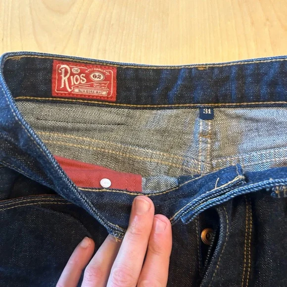 Freenote Cloth Rios Slim Straight Selvedge Denim sz 31